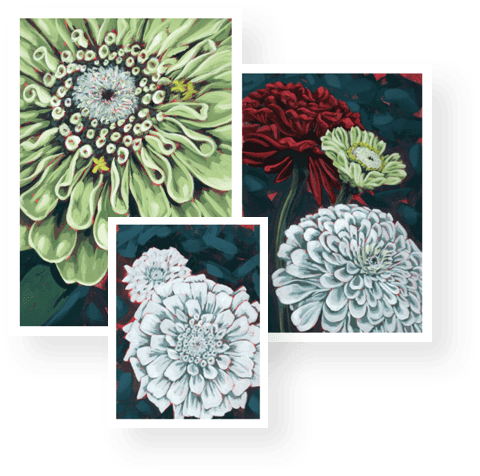 Festive, fun, and popping with cheerful holiday greens and reds. Wishing you a season filled with comfort and joy!